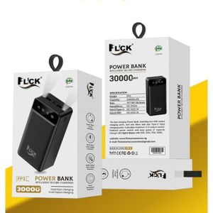Flick 30000mah Superb Quality Fast Digital Power Bank Charger With USB-C