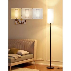 Living Room Floor Lamp - Modern Upright Lamp with Shade, Sleek & Tall Standing Lamp (with Foot Switch),Suitable for Living Rooms, Bedrooms, Children's Rooms, and Offices (Bulb Included)