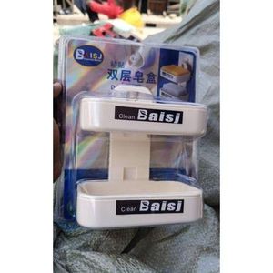 Double decker soap dish 1pc