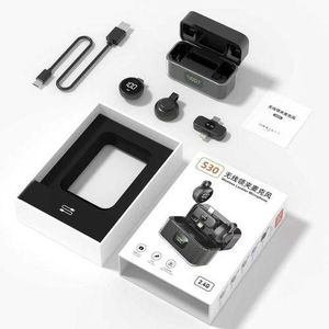 Wireless Lavalier dual receiver Microphone mic with charging case clip For all devices ANC Mic plug & play - skit, interview, broadcast, podcast, comedy for Professional Content Creators