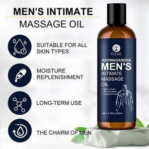 Deep Hydration & Nourishment Calming & Sensual Men Body Oil Massage for Muscle Relaxation & Stress Relief