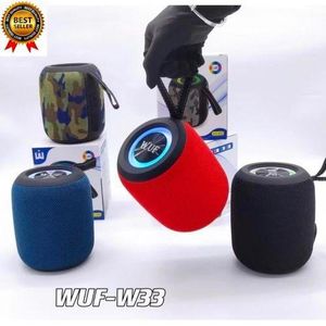WUF -W33 Portable Wireless Bluetooth Speaker With Radio ( Green )