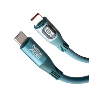 New Age SuperSonic Type C to Type C Cable (27W Super Fast Charging and Data Transfer Cable)