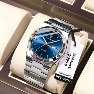 POEDAGAR Men's Quartz Fashion  Casual And Business Water Proof Wrist Watches For Men