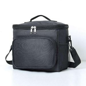 Insulated Lunch Bag with a Detachable Shoulder Strap