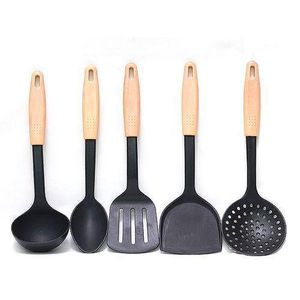 Non Stick Silicone Spoon Sets-5pcs