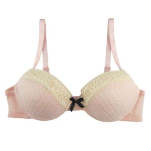 Generic Mierside Sexy Lace Push Up Bra Women Underwear Beige