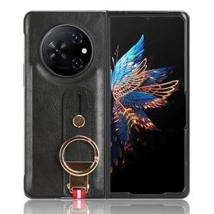 Tecno Phantom V Fold Leather case with ring