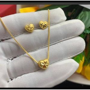 Gold chain set for female 