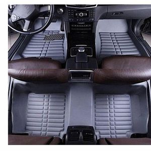 Toyota Highlander 5seater 3D Leather Foot Mat/carpet Water Proof Gray Color