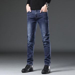Non Fade Smart Stock Jeans For Men- Blue