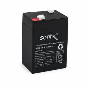 Sonik 6V 5AH SEALED RECHARGEABLE BATTERY 