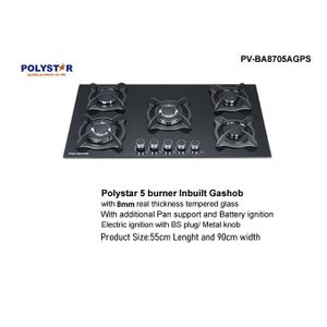 Polystar 5 burner table top cooker available on sales now.⁣ * Stainless  body build⁣ * Gas ⁣ * Electric ignition ⁣ ⁣ Buy now while stock…