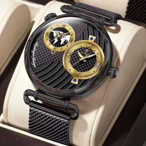POEDAGAR Original Quality & Very Support Black Is Beautiful Men's Net Chain Wristwatch For Big Boys