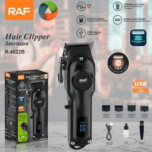 RAF Professional Rechargeable Hair Clipper – Cordless USB Charging – R.4022B