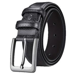 MEN'S FAUX GENUINE LEATHER VINTAGE BELT 130CM