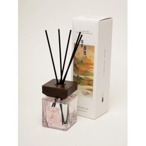Gulong 200ML Flameless Fragrance Air Freshener, Aromatherapy Diffuser Essential Oil For Home Bedroom, Bathroom, Office & Cars Fragrance, Good Scent Reed Diffuser Sticks, Aroma Oil, Rattan Stick Replacement, Home Fragrance, Air Freshener, Scent Perfume - 1PCS