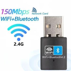 150Mbps WiFi+Bluetooth 2in1 Laptops & Desktops USB Network Adapters