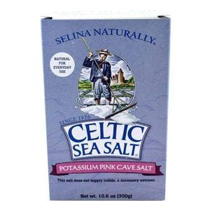 Selina Naturally Celtic Sea Pink Potassium Cave Salt 10 Oz (300 G)