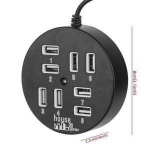 USB HUB Fast 8 Port USB Hub USB Adjustable Adapter