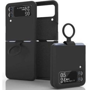 Samsung Silicone case with ring holder for galaxy Z flip 4  5G 