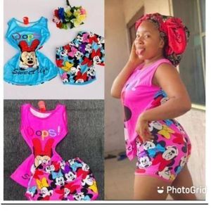 Ladies Set Of Top And Short Night Wear