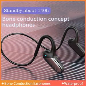 Bone Conductions Headphone Bluetooth Open-Ear Earbuds with Wireless for Workout