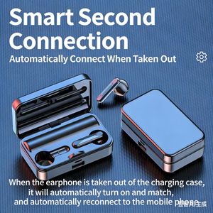 Lucky Star S20 Wireless Bluetooth Earphone Touch LED Stereo Audi