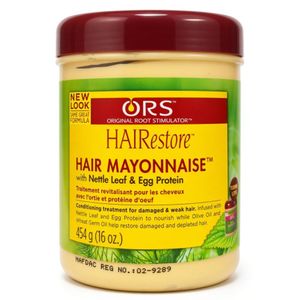 Ors Hair Restore Hair Mayonnaise with Nettle Leaf & Egg Protein for Hair Strengthening & Deep Conditioning - 454g