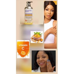 VITAMIN C & TURMERIC ADVANCED BRIGHTENING LOTION-500ML