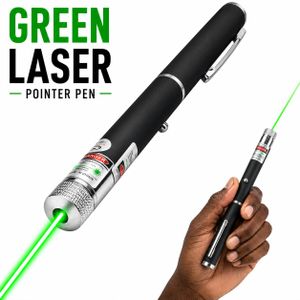High Power Green Laser Pointer Pen Long Range Powerful Visible Light Beam Presentation Clicker Durable Aluminum Alloy Laser Pointer for Teachers Professors Doctors Office School Meeting Lectures Hunting Outdoor