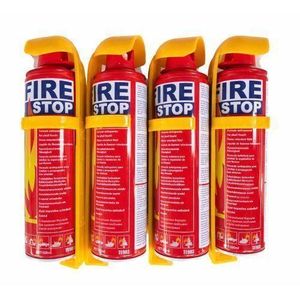 Texxon 500ml Aerosol Foam Spray Fire Extinguisher Mini Car Fire Stop 4PCS
