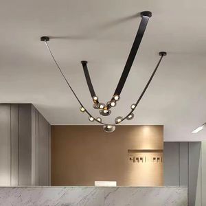 SOLID UNIQUE DROPPING CHANDELIERS LED CELLING LIGHT 