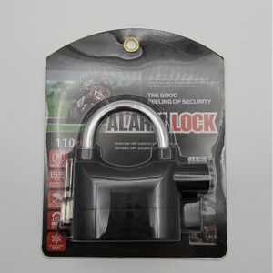 110dB Alarm Padlock Security Lock with Anti-Theft 