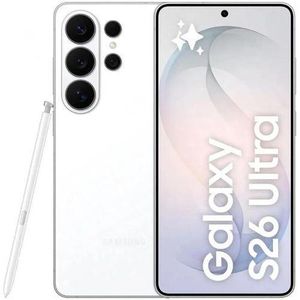 Samsung Galaxy S26 Ultra - 6.9" - 256GB ROM - 12GB RAM - 1 Physical Sim + eSim - 5G - White