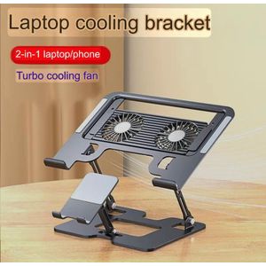 360 degree Laptop/phone stand and double cooling fan