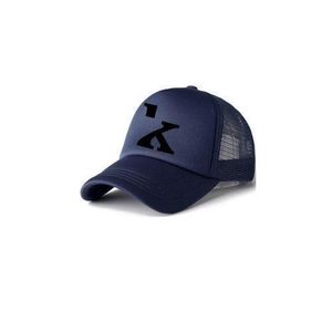 Design Breathable Face Cap: Navy Blue