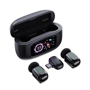 Wireless Lavalier Microphone New T80 mic &charging case clip-on Buckle design For all devices Recording ANC Mic plug &play - skit, interview, broadcast, podcast, comedy