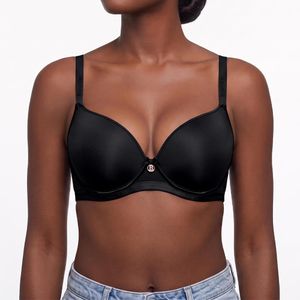 Binnys Black Bra,Exclusive Deal, Rhinestone Pendant, Non-Removable Pads, Adjustable Straps, Women's Underwire, Everyday Versatility Summer, Bonfire & Music Night Party, T-Shirt Bras