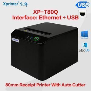XPrinter 80mm POS Thermal Receipt Printer with Auto-cutter, and together with Paper Rolls 