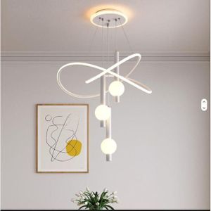 HIGH-GRADE LUXURY Modern Simple High-End LED Indoor Chandelier Creative Acrylic Small for Living Dining Room Restaurant Living Room Light, Dining Chandelier Decorative Lamps Chandeliers