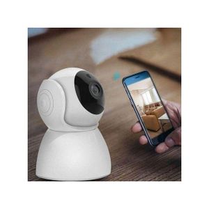 1080p Indoor Security Camera with Night Vision and Wi-Fi Connectivity