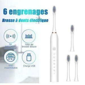 Rechargeable Electric Toothbrush + 4 Brush Heads