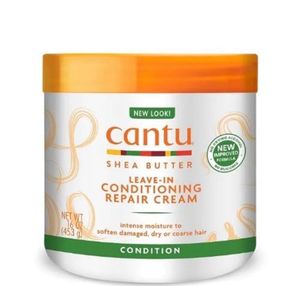 Cantu Shea Butter Leave-In Conditioning Cream – For Deep Moisture & Hair Repair 16OZ