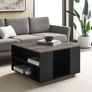 Deluxe Elegant Wooden Coffee Center Table + Free TV Hanger