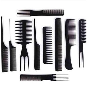 Professional Heat Resistant 10 Piece Comb Set