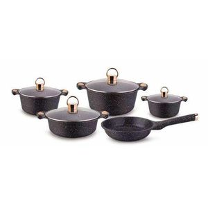 Unique Cookware Pot Set. Black & CreamVariations.