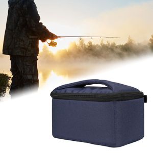 Generic Fishing Reel Case Storage Case For Raft Fishing Drum Blue