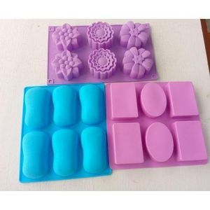 3 different silicone molds different colors 