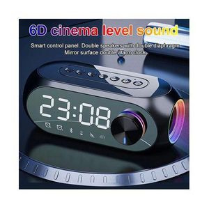 Bluetooth Speaker With Digital Clock & Alarm Display